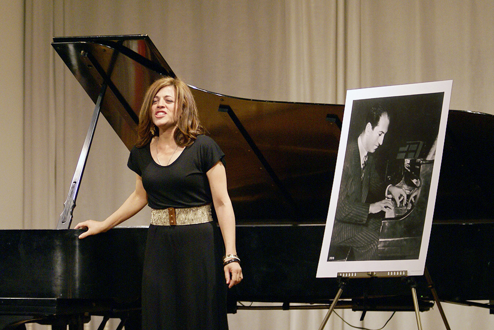 Photo Gallery of YM Piano Studio in Central New Jersey. A guest appearance by FRANCESCA GERSHWIN.