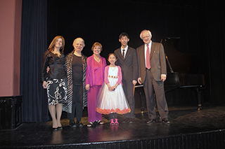 Photo Gallery of YM Piano Studio in New Jersey. From Left to Right: FRANCESCA GERSHWIN, KAREN SALLIANT BYGOTT, SUSAN STARR, JENNIFER LIU, KEVIN JANG, SERGEI POLUSMIAK. 